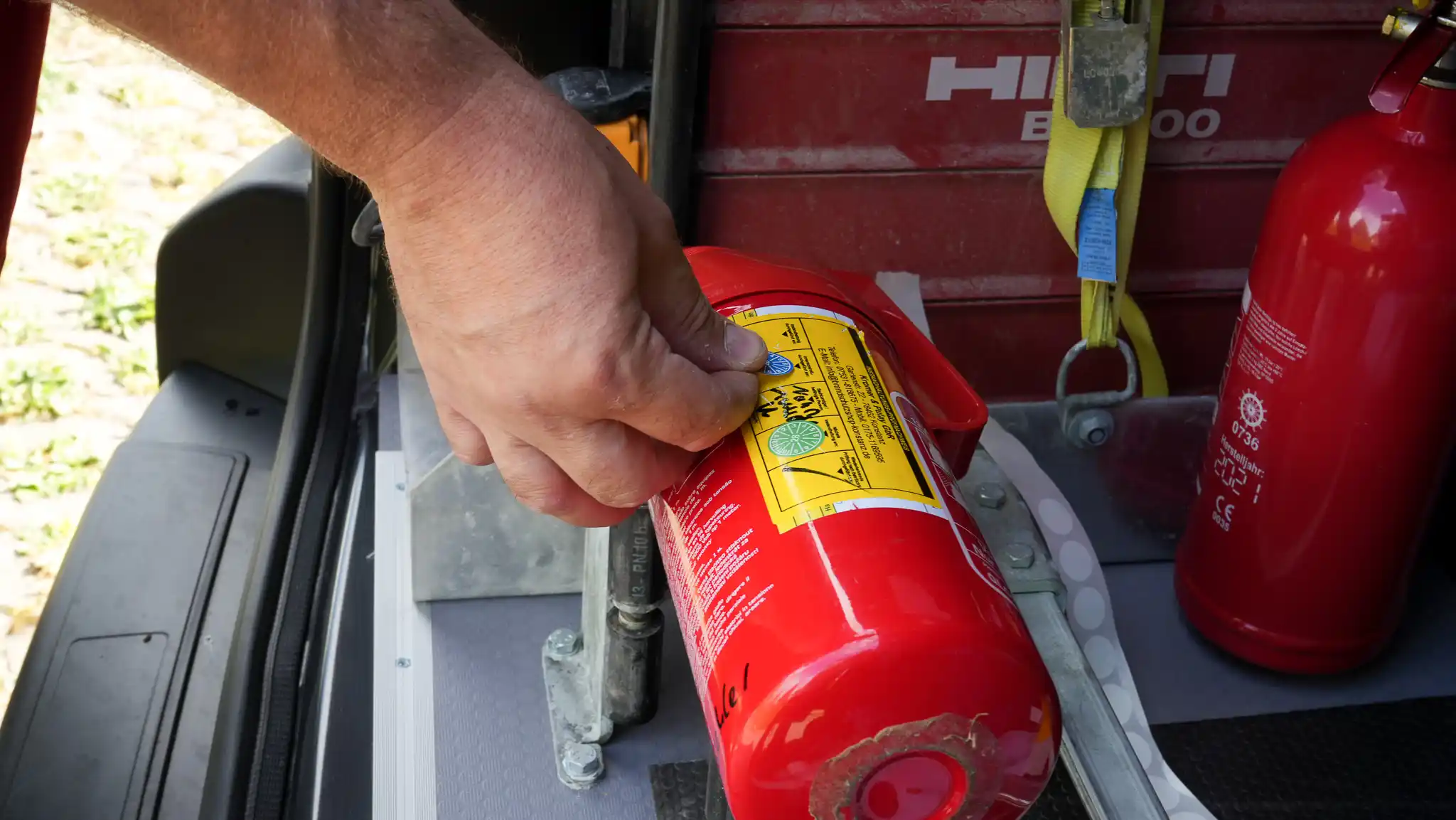 Sachkundige Feuerlöscherprüfung durch Brandschutz Service Bodensee